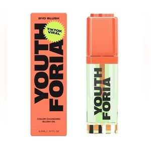 Youthforia Color Changing Blush Oil Reacts to Skin Ph for Perfect Shade NIB